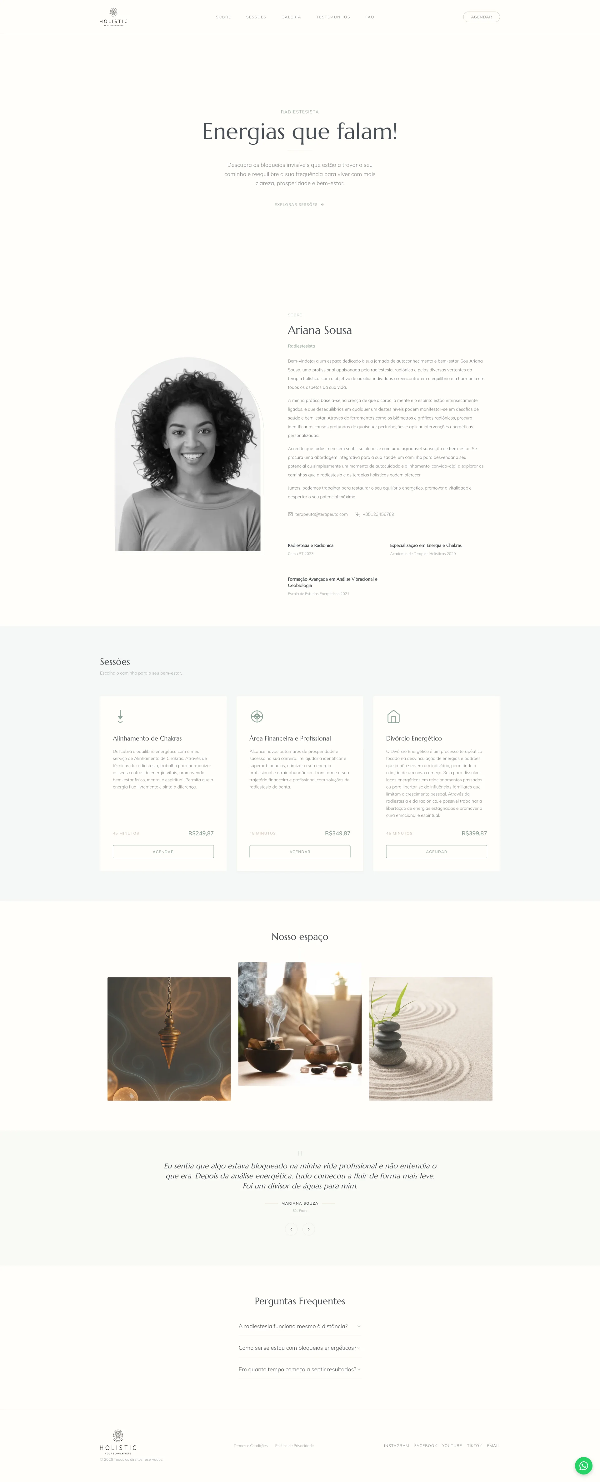 Preview do template