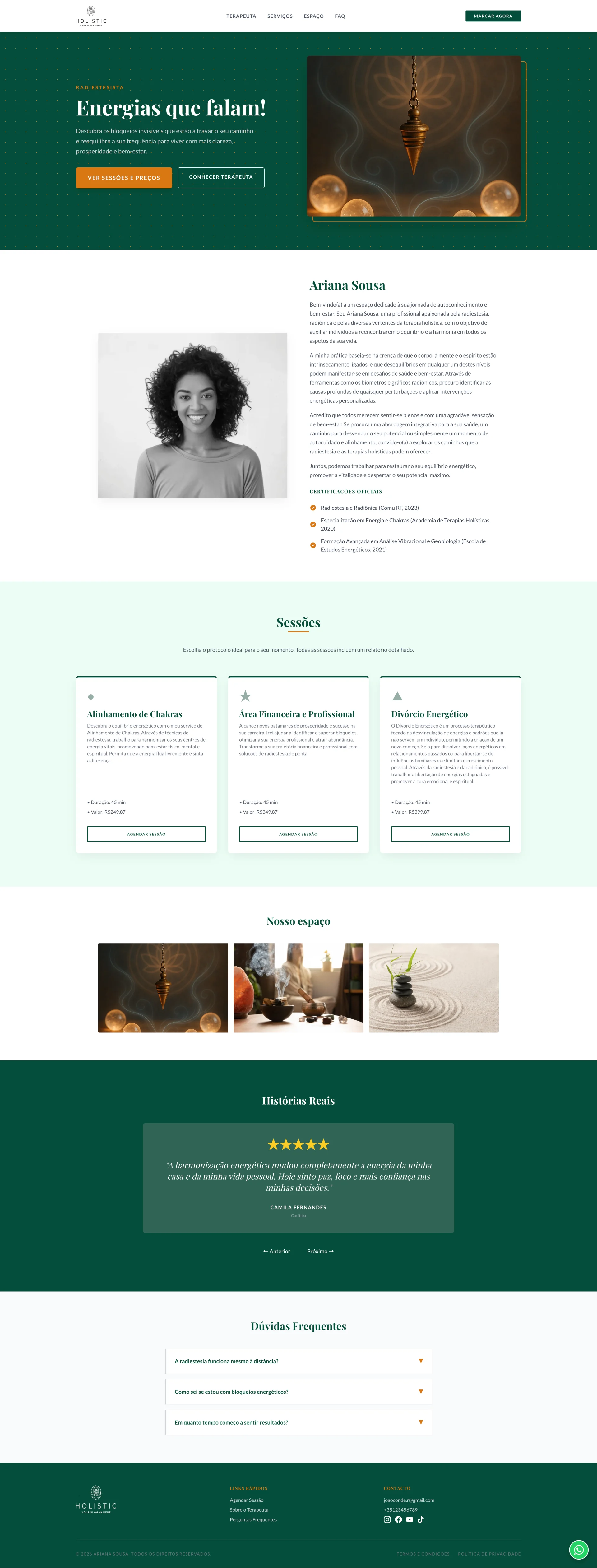 Preview do template